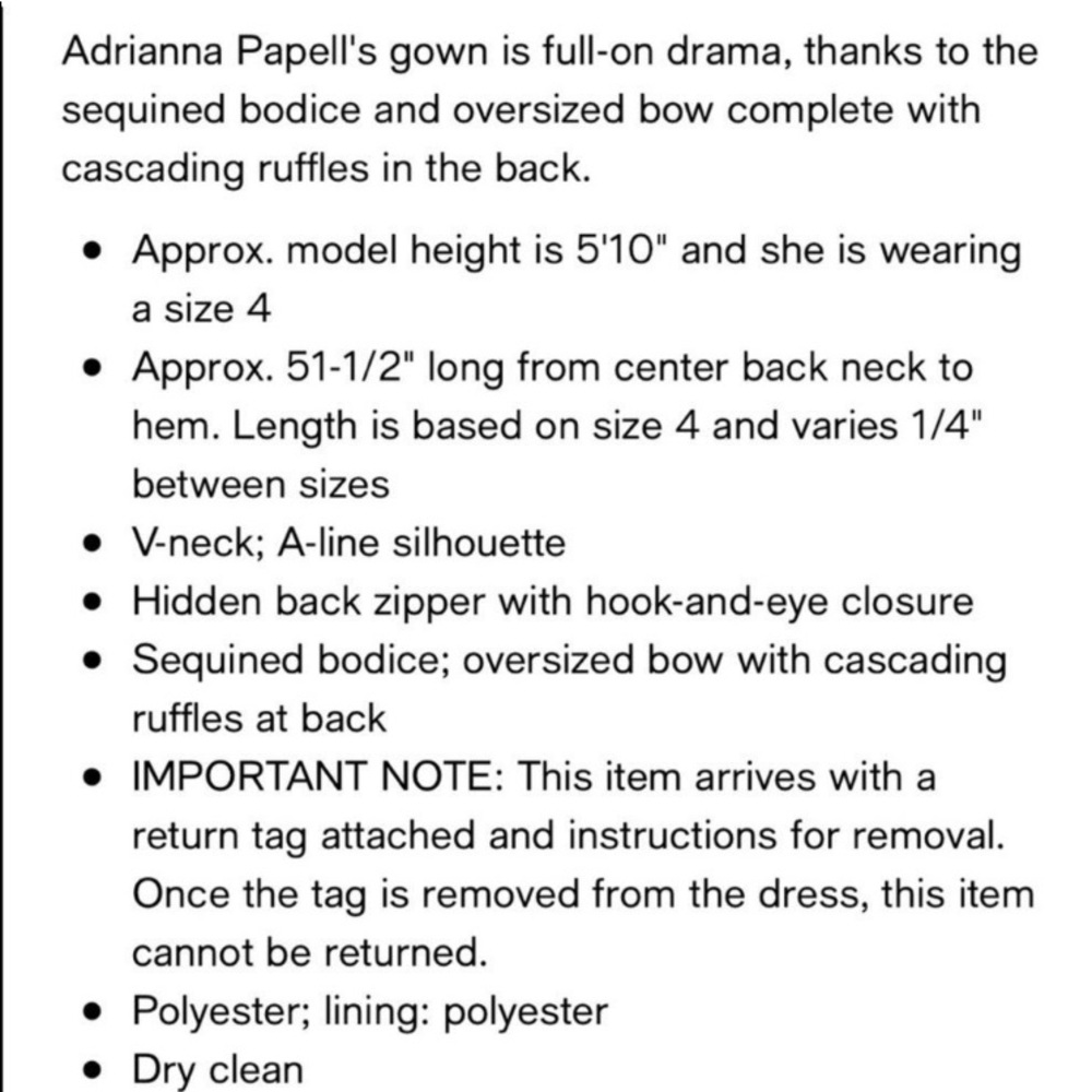 Adrianna Papell black evening dress - Picture 14 of 14